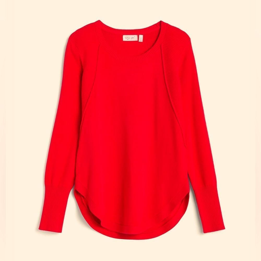 NWT RD STYLE NWT SZ L *Stitch Fix McKinley Ribbed Detail Sweater